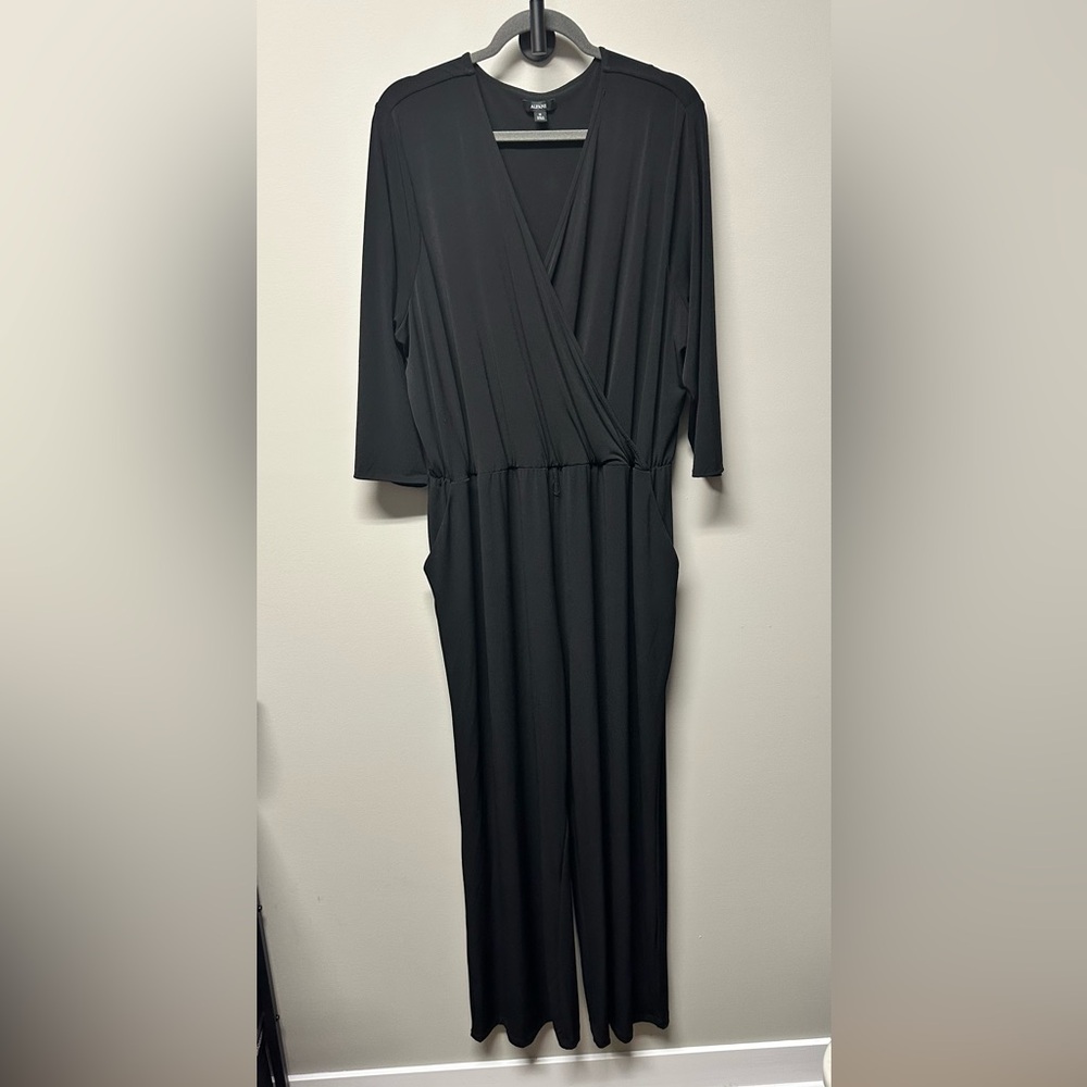 Alfani 3x black jumpsuit EUC